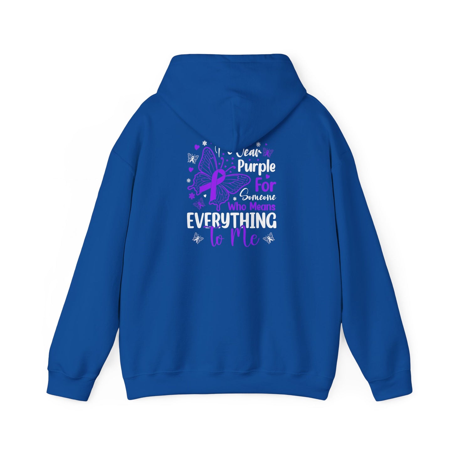 Wear Purple for Someone Unisex Hooded Sweatshirt