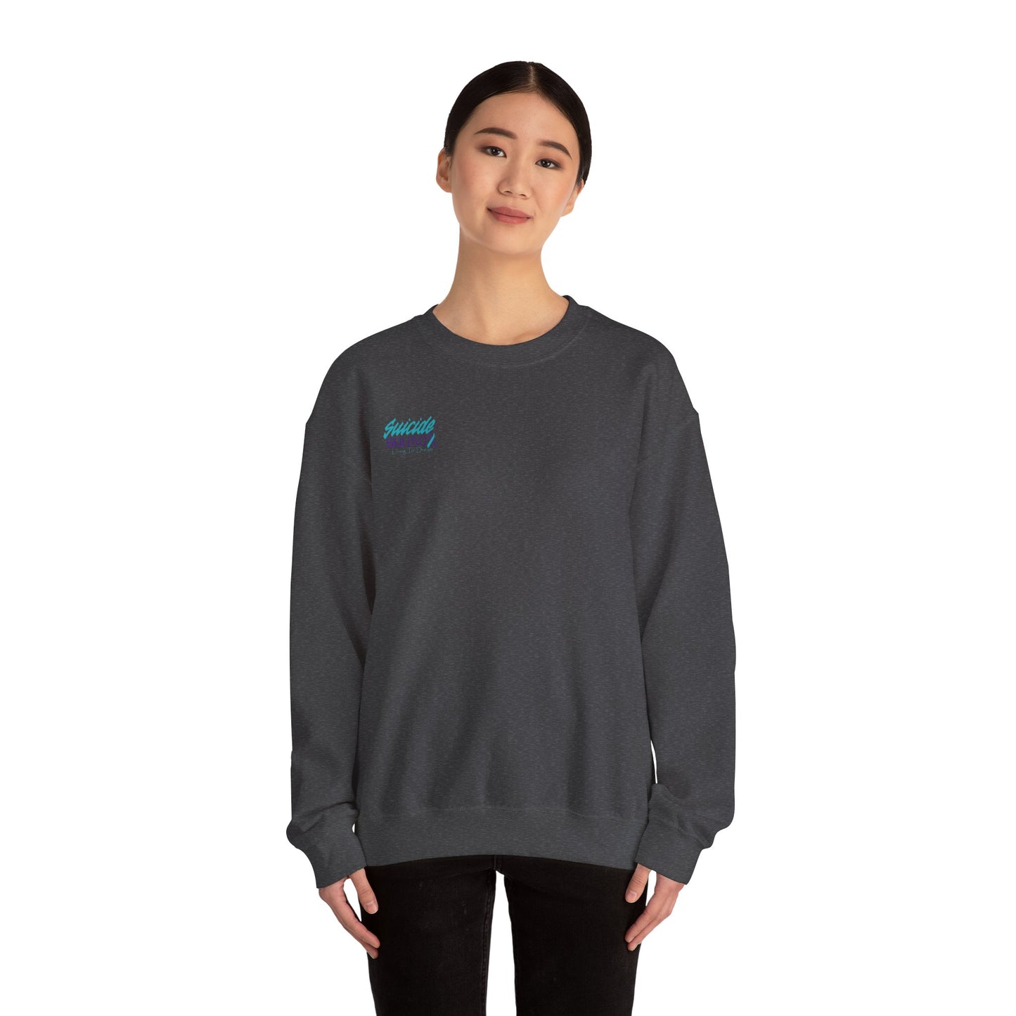 Inspirational Unisex Crewneck Sweatshirt - "Life is but so live you" - Comfort with a Purpose