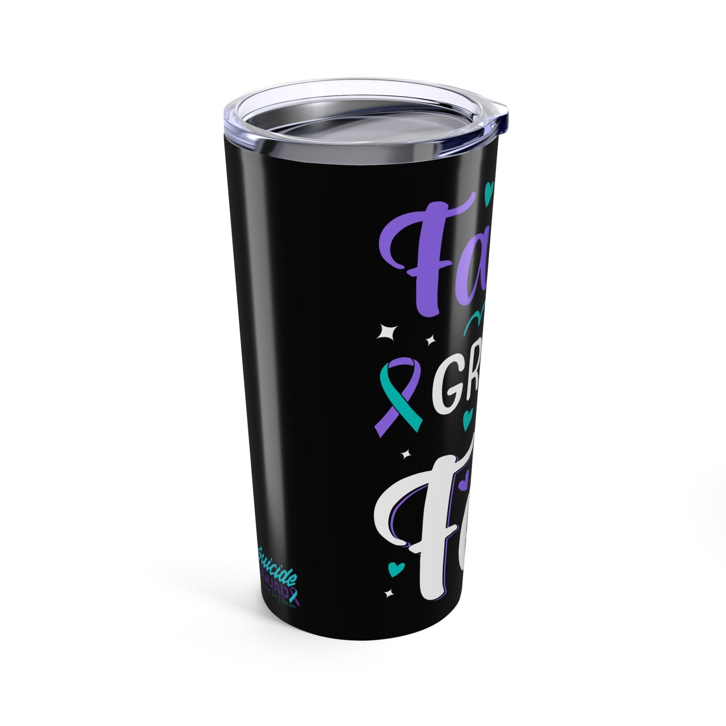 Faith Over Fear 20oz Tumbler - Inspirational Drinkware for Daily Motivation