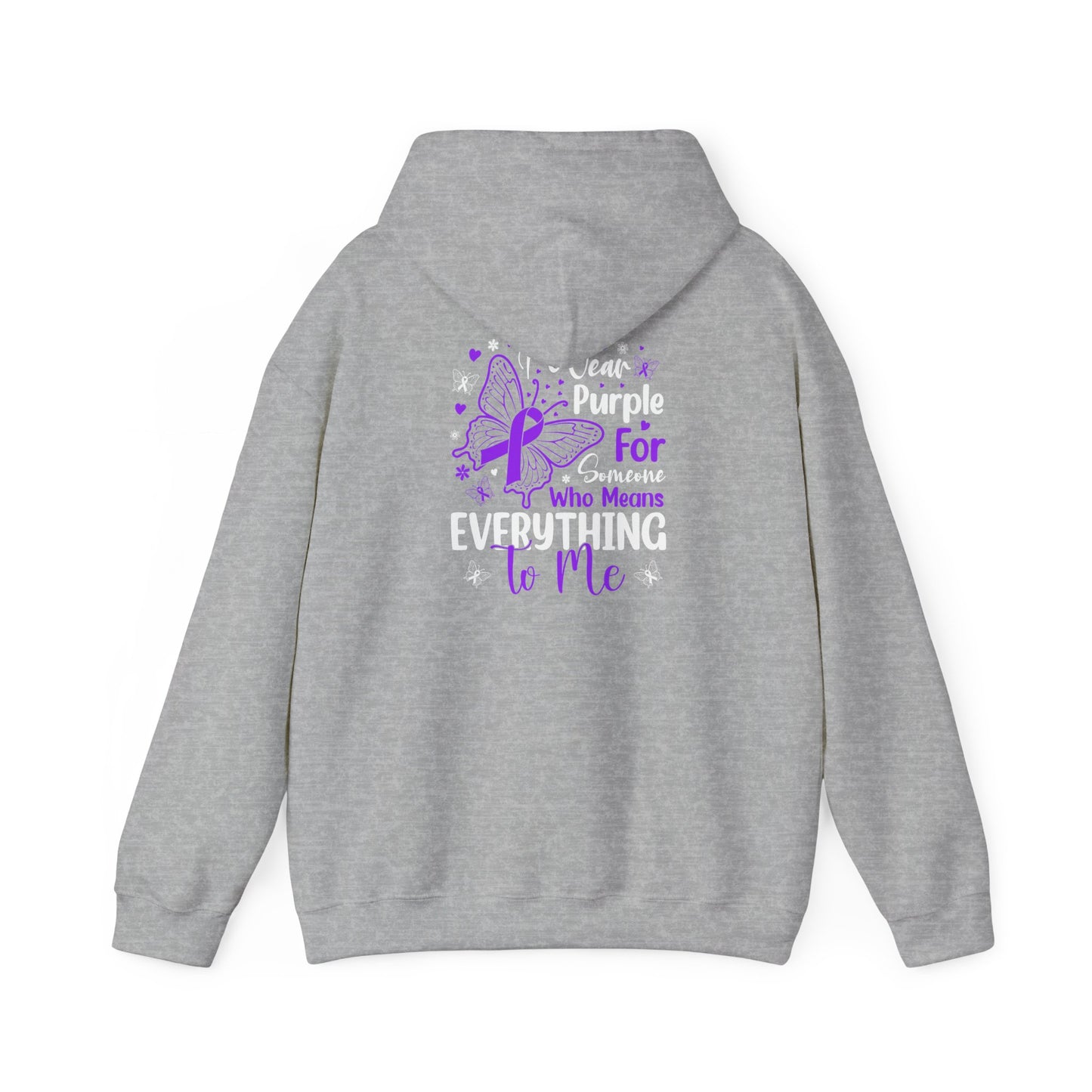 Wear Purple for Someone Unisex Hooded Sweatshirt