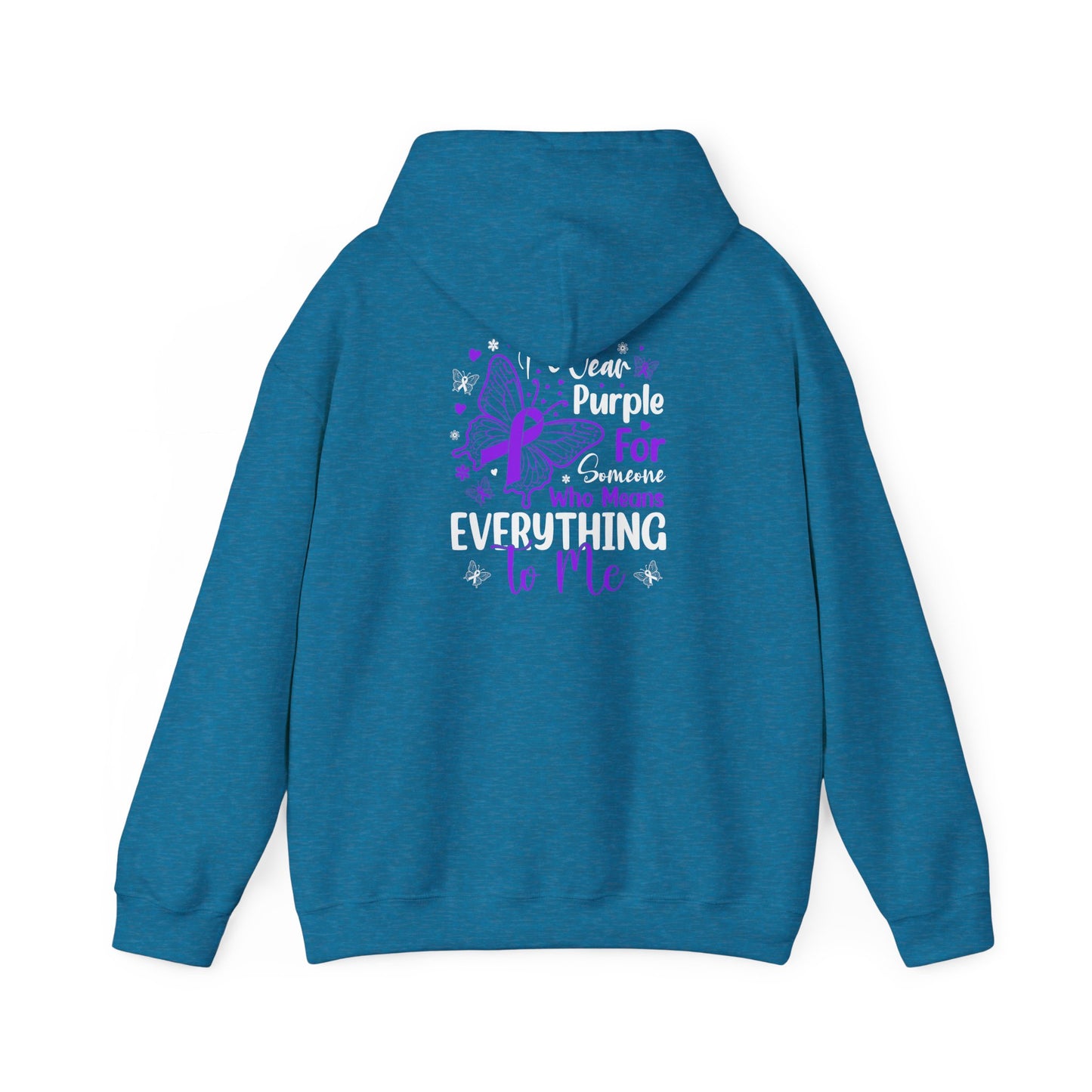 Wear Purple for Someone Unisex Hooded Sweatshirt