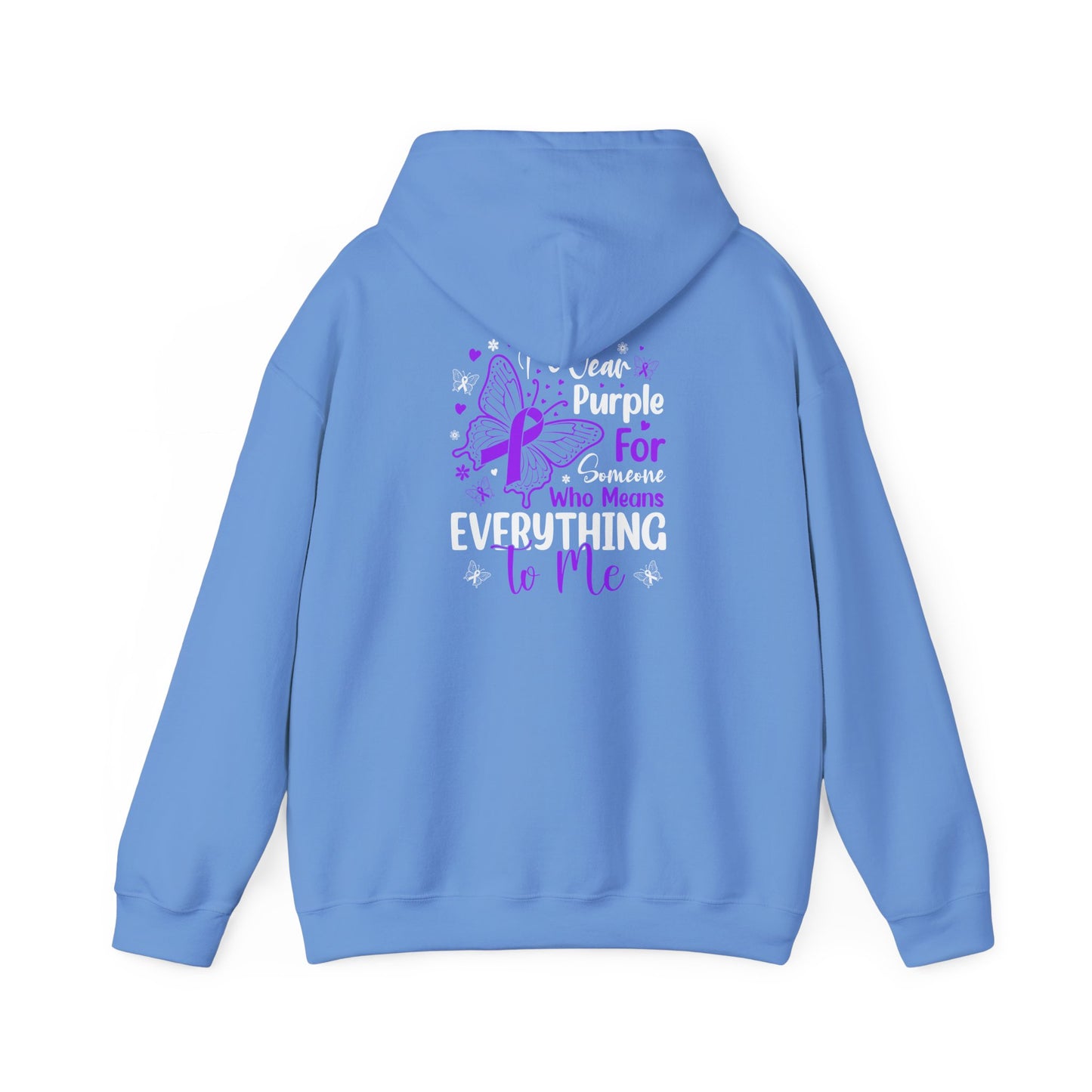 Wear Purple for Someone Unisex Hooded Sweatshirt