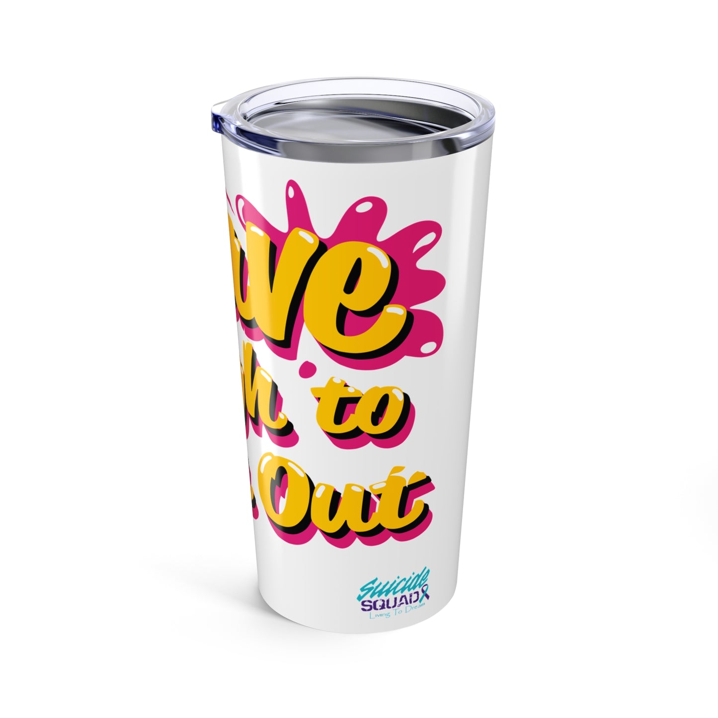 Bold & Brave 20oz Tumbler - Perfect for Motivational Sips!