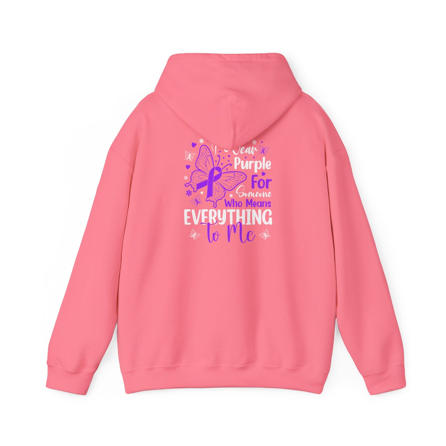 Wear Purple for Someone Unisex Hooded Sweatshirt